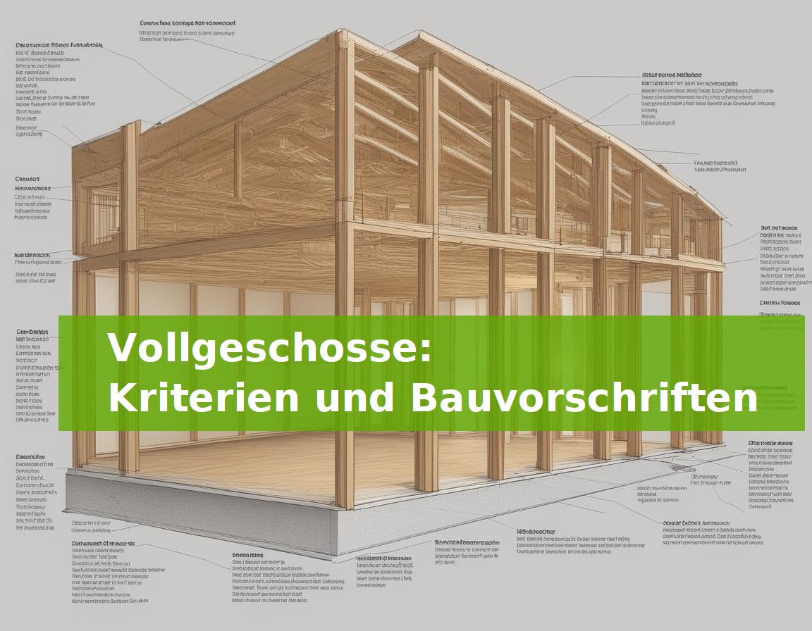 Vollgeschosse: Kriterien und Bauvorschriften