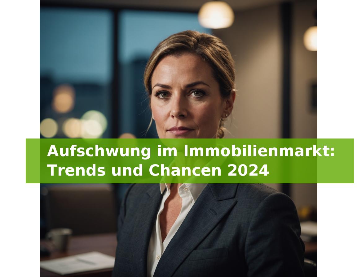 Aufschwung im Immobilienmarkt: Trends und Chancen 2024