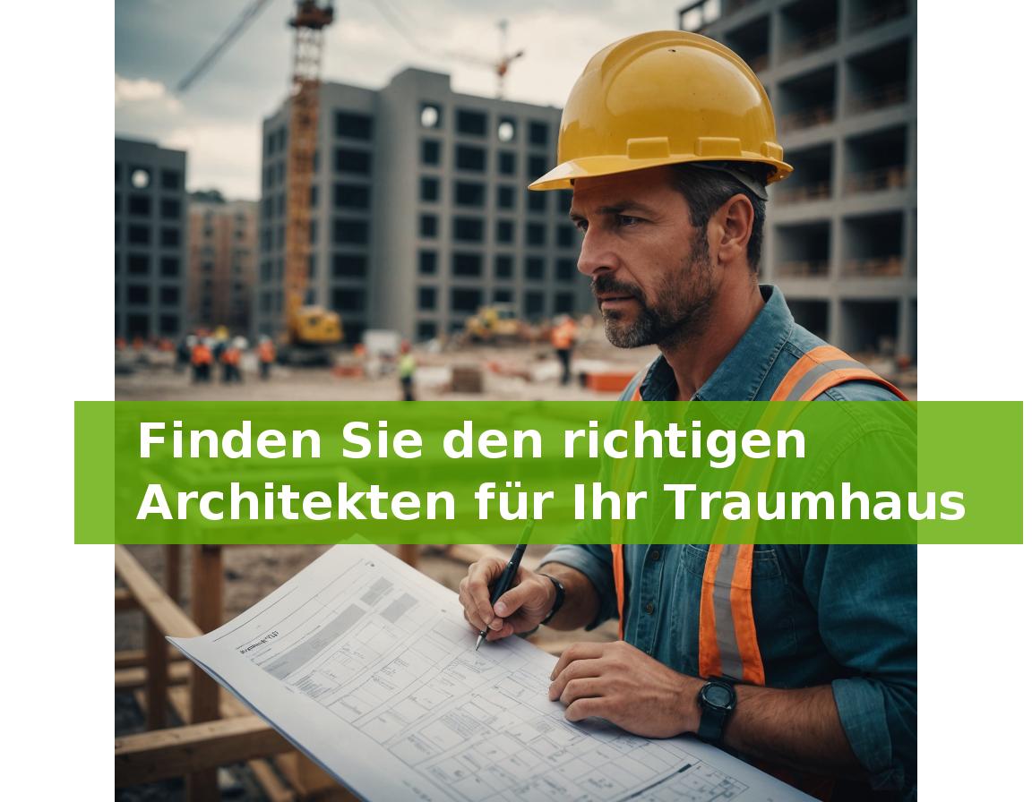 Finden Sie den richtigen Architekten für Ihr Traumhaus