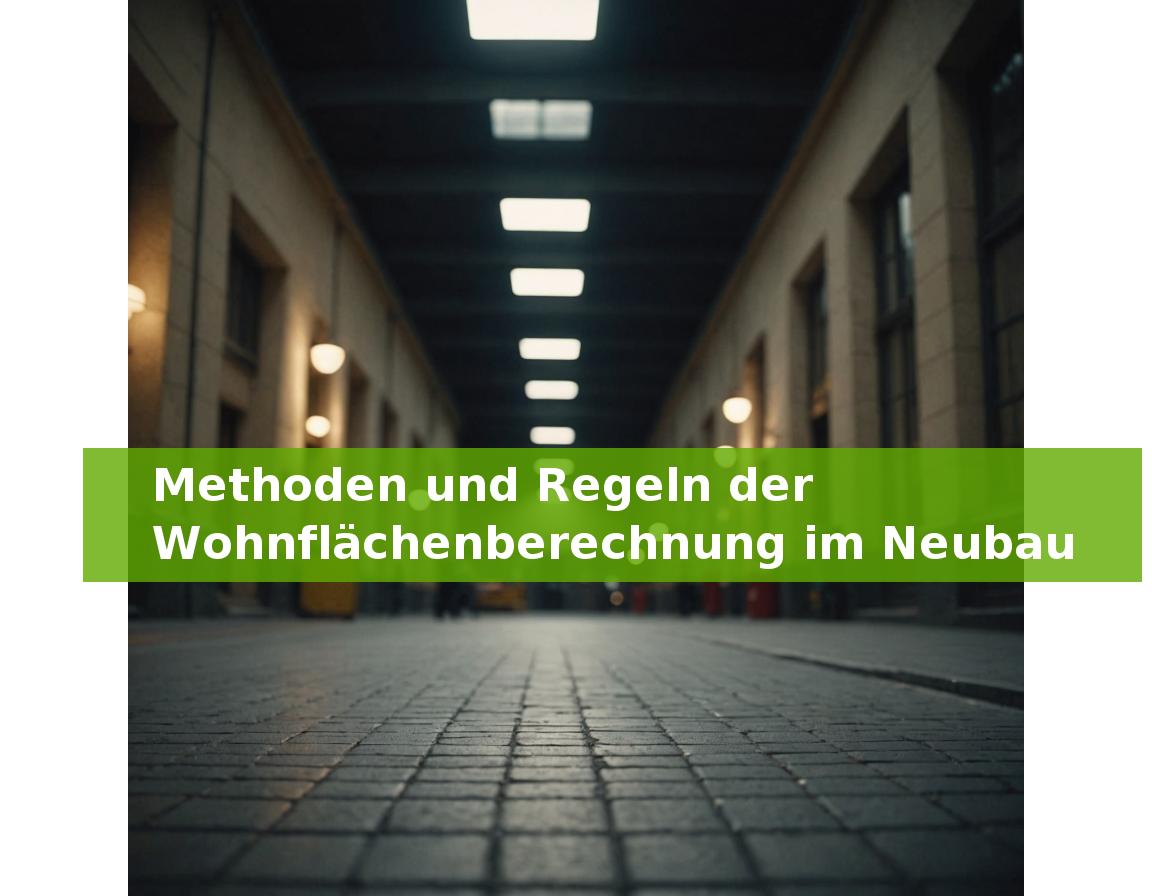 Methoden und Regeln der Wohnflächenberechnung im Neubau