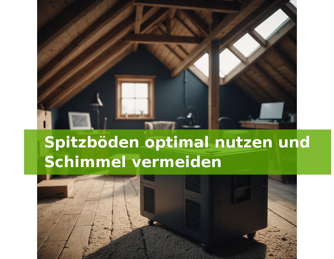 Spitzböden optimal nutzen und Schimmel vermeiden