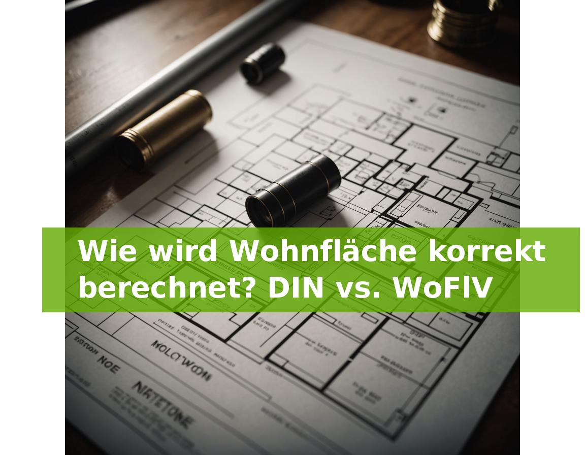 Wie wird Wohnfläche korrekt berechnet? DIN vs. WoFlV