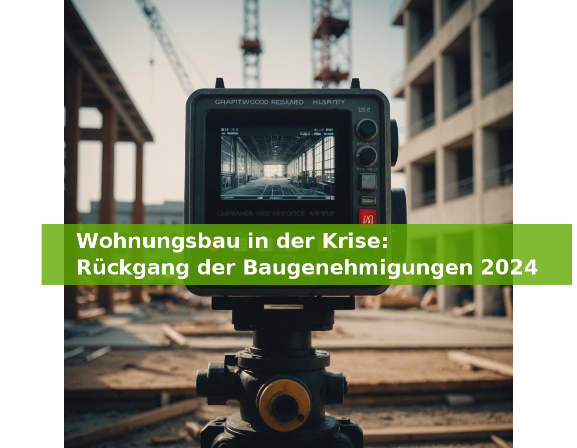 Wohnungsbau in der Krise: Rückgang der Baugenehmigungen 2024