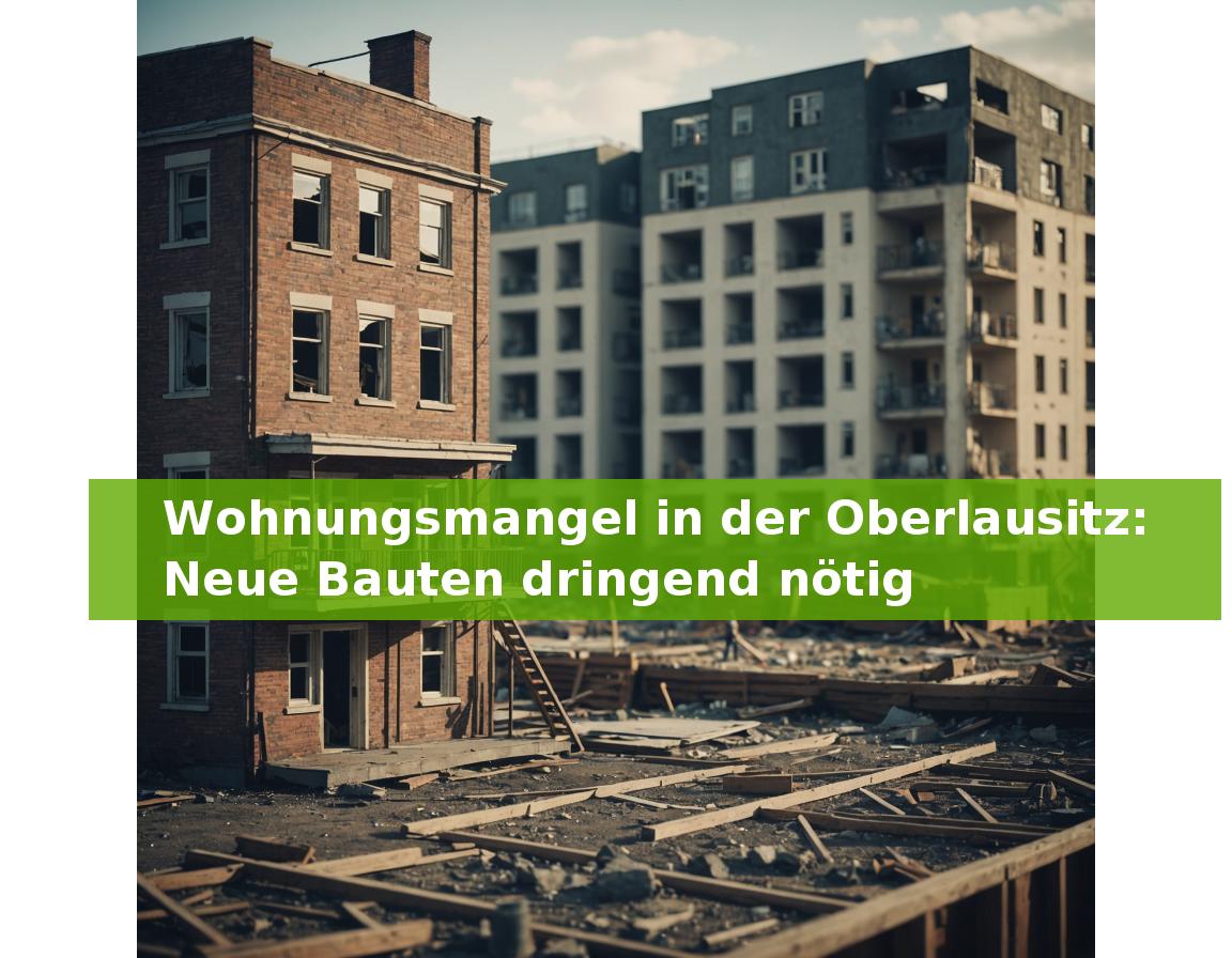 Wohnungsmangel in der Oberlausitz: Neue Bauten dringend nötig