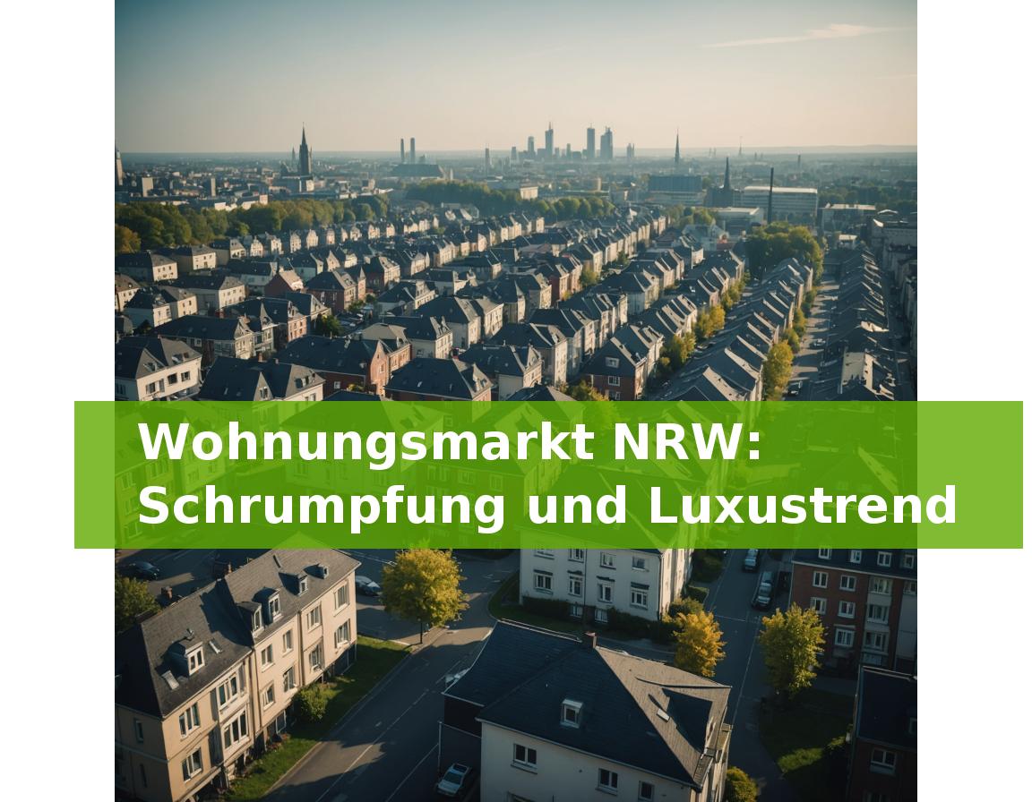 Wohnungsmarkt NRW: Schrumpfung und Luxustrend