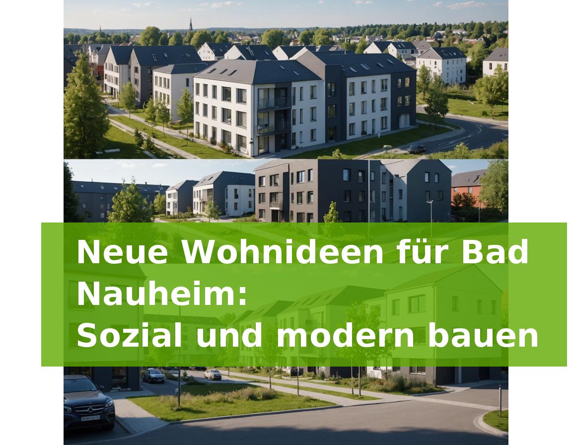 Neue Wohnideen für Bad Nauheim: Sozial und modern bauen